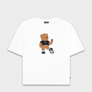 Ski Bear Hoodie Heather Grey