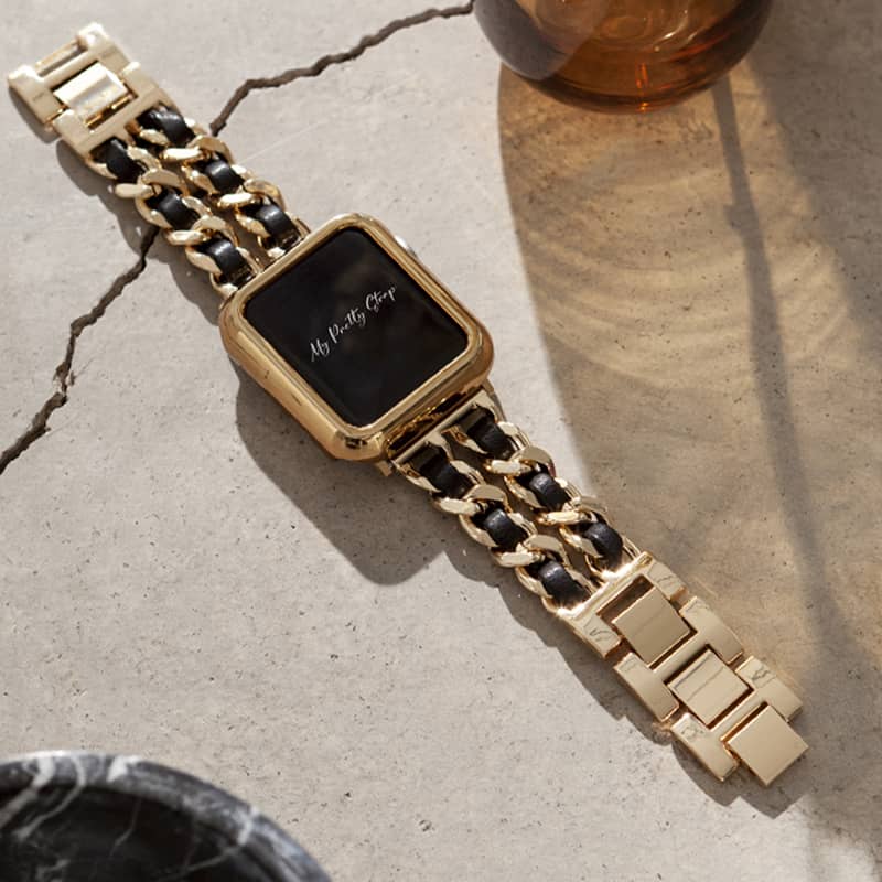 Black & Gold - Apple Watch Strap