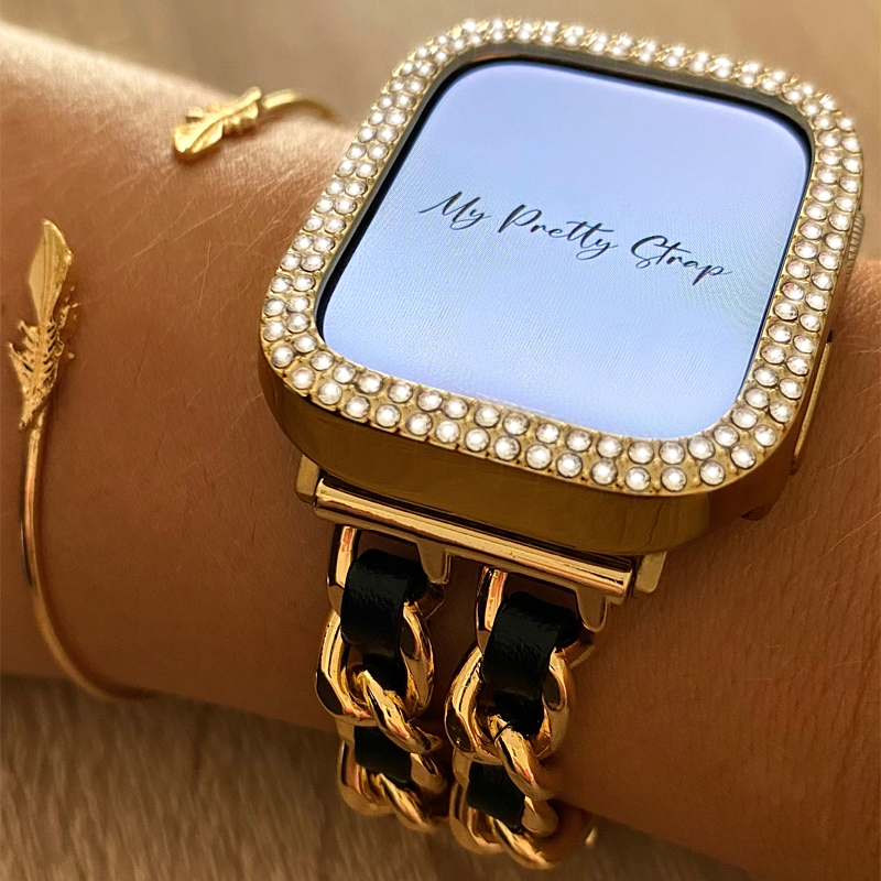 Black & Gold - Apple Watch Strap