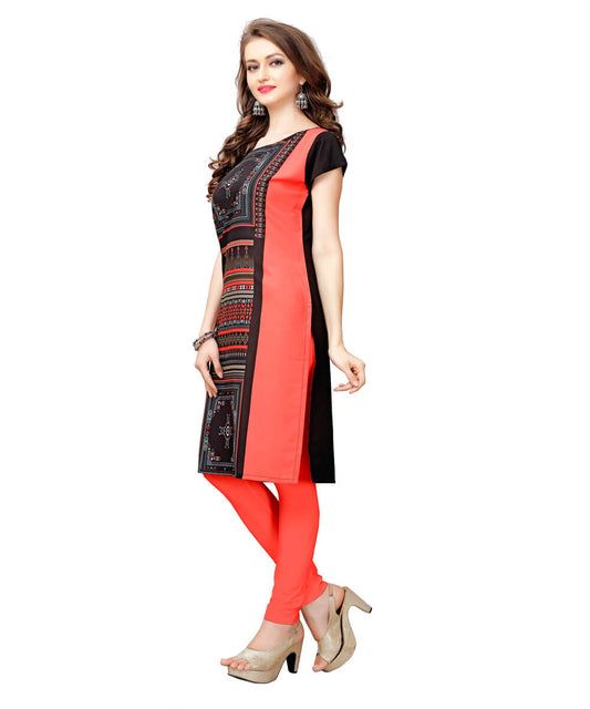 Multi Color Polyester Cotton Printed Kur...