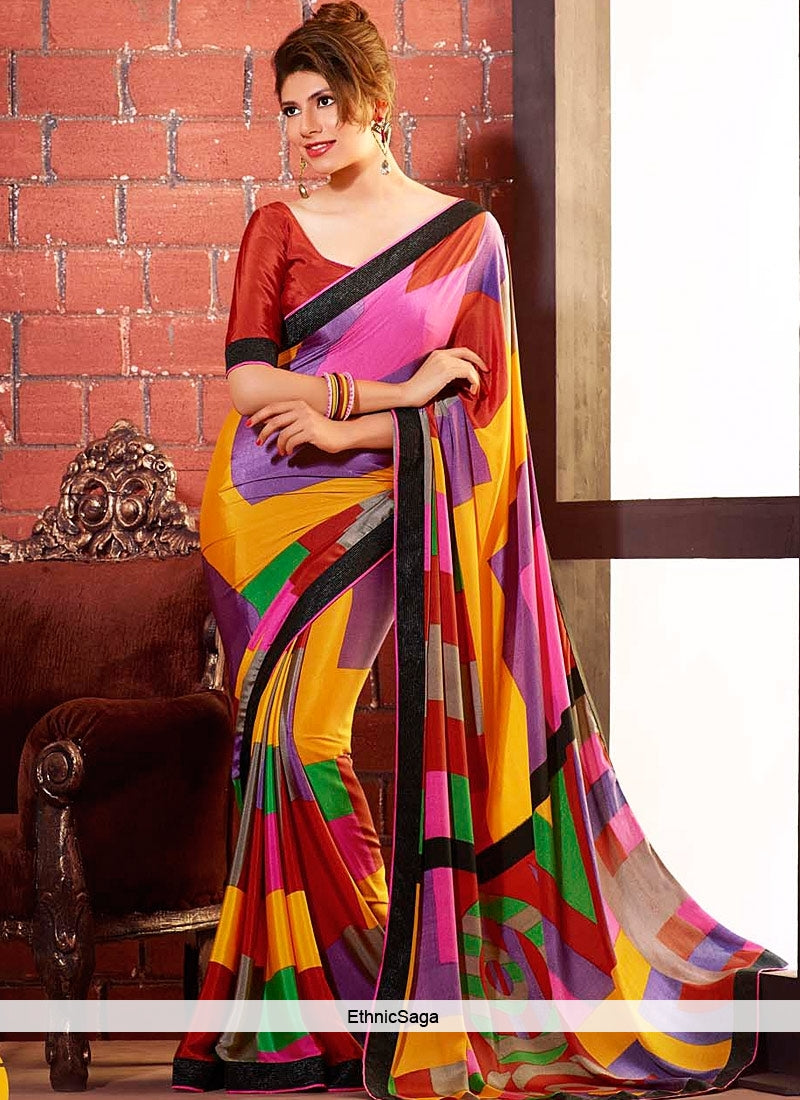 pink-yellow-orange color design