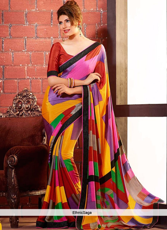 pink-yellow-orange color design