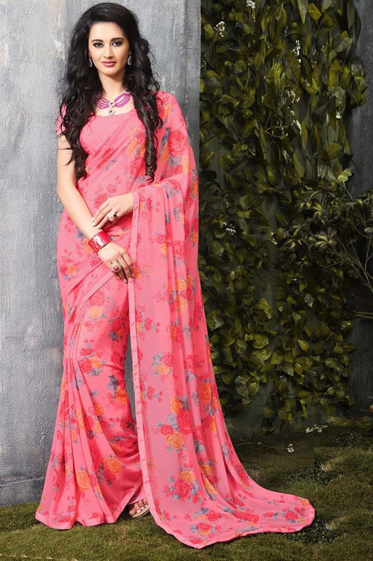 light pink flower design